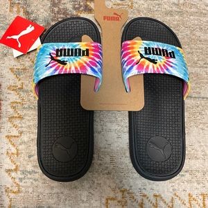 Puma Tie Dye Slides